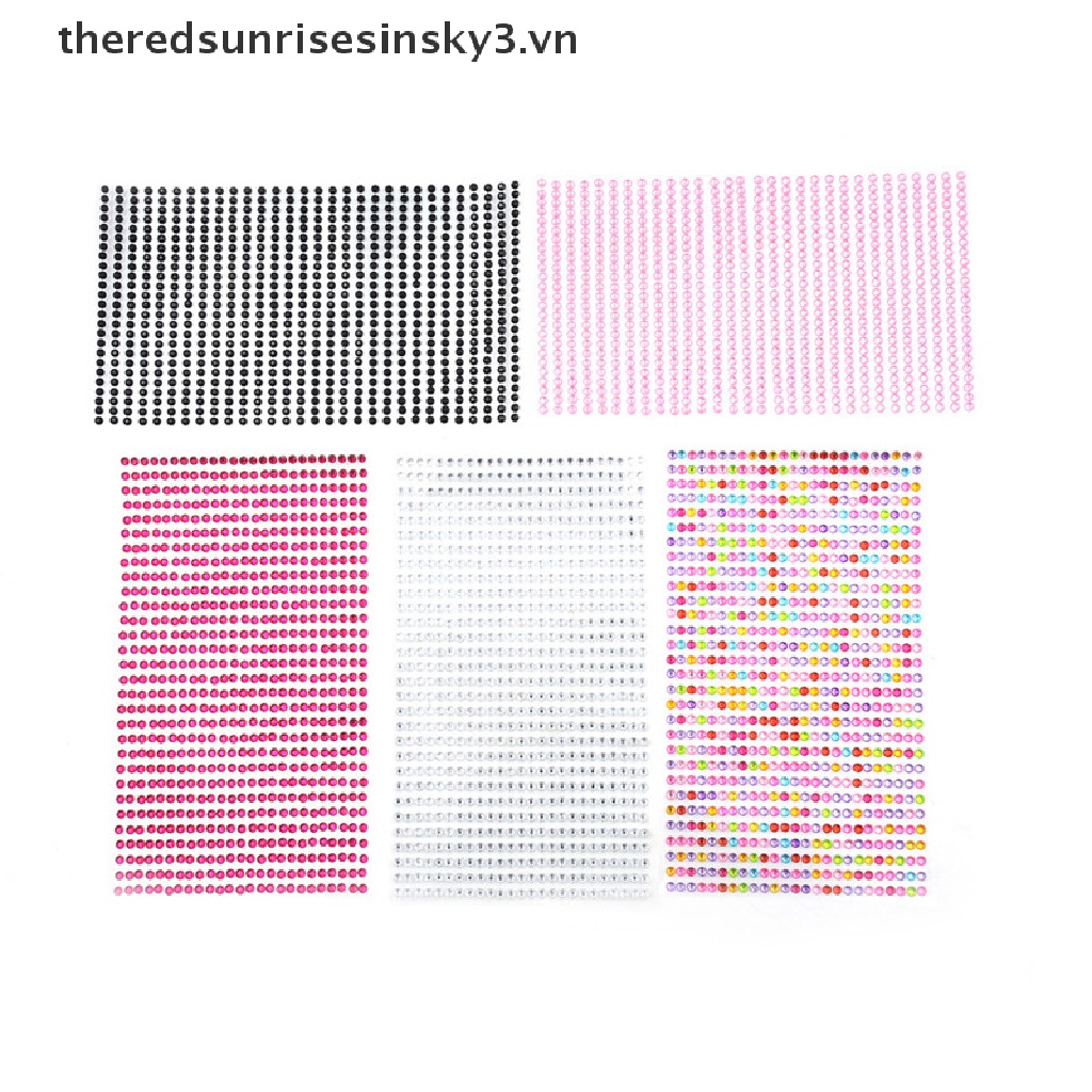 Miếng Dán Trang Trí Xe Hơi Đính Đá Pha Lê Lấp Lánh