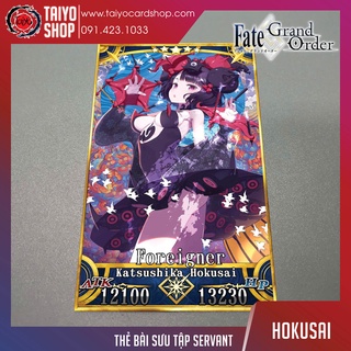 Thẻ bài sưu tầm custom card bánh xốp Fate Grand Order FGO Fate/Grand Order Katsushiki Hokusai