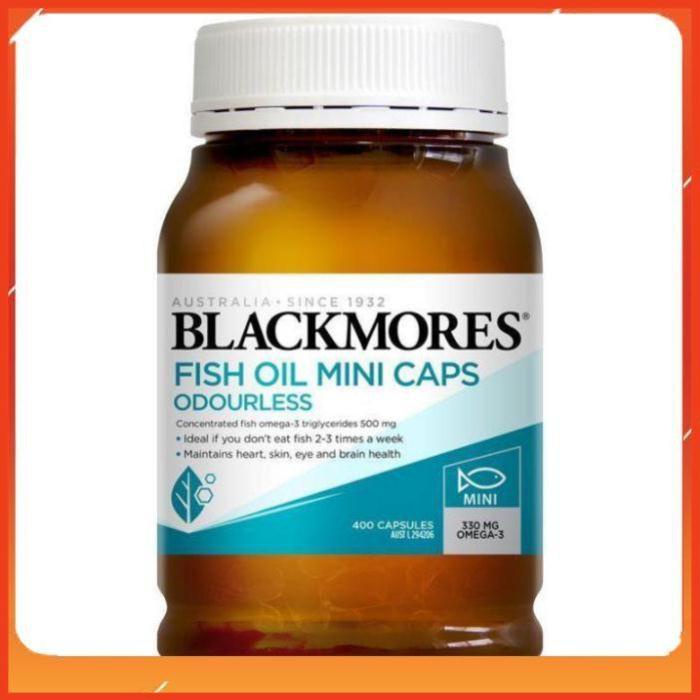 Dầu cá omega Blackmore úc   400 viên không mùi