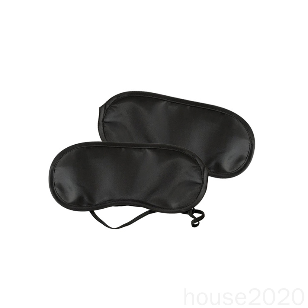 Mặt nạ che mắt ngủ bằng polyester màu đen dùng một lần cho khách sạn HOUSE2020