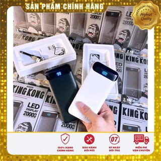 Cục sạc dự phòng 💖 FREE SHIP 💖 WK  WP-168 20000Mah, có đèn led báo % pin bảo hành 6 tháng