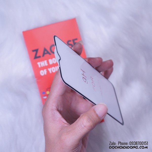 Dán Cường Lực Oppo A9 2020 Zacase Bo Viền Cao Cấp