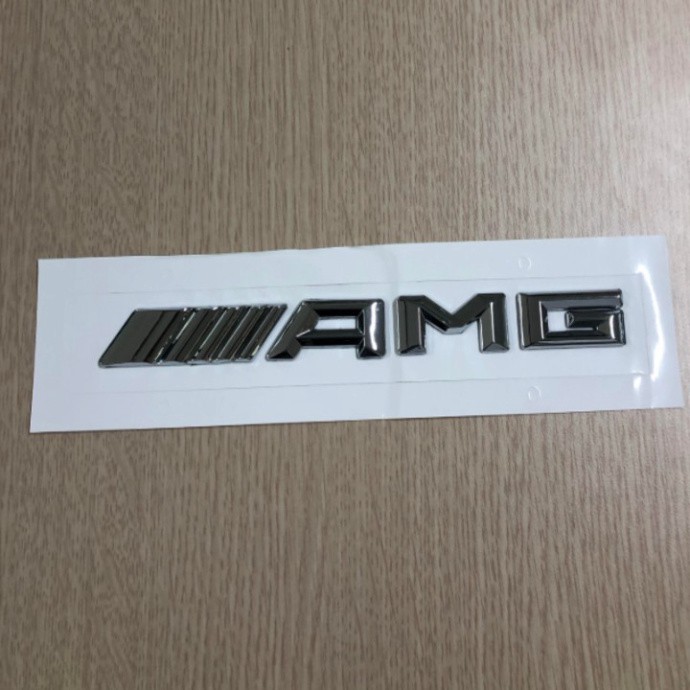Sản Phẩm Decal 3D nhựa chữ nổi dán xe đuôi ô tô, xe hơi AMG .