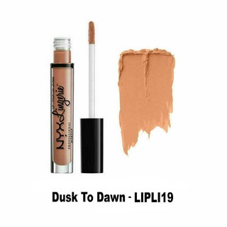 Son kem lì lâu trôi NYX Lip Lingerie Liquid Lipstick - DUSK TO DAWN ( Màu Cam Nhạt )