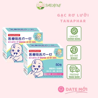 Gạc rơ lưỡi Tanaphar Chính Hãng, rơ lưỡi cho bé
