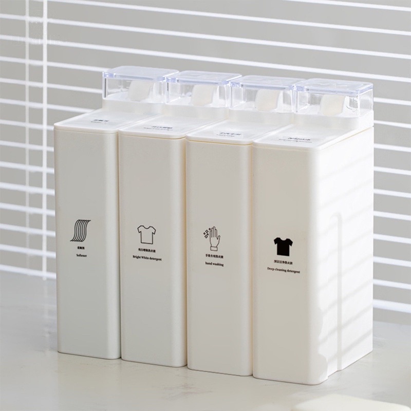 Chai đựng nước giặt / nước xả / nước tẩy quần áo dung tích lớn 1000ml sử dụng nhiều lần