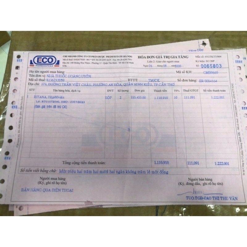 Ritana viên uông trắng da hộp 60 viên ( tích điểm 2h tặng 1h 15viên) | Thế Giới Skin Care