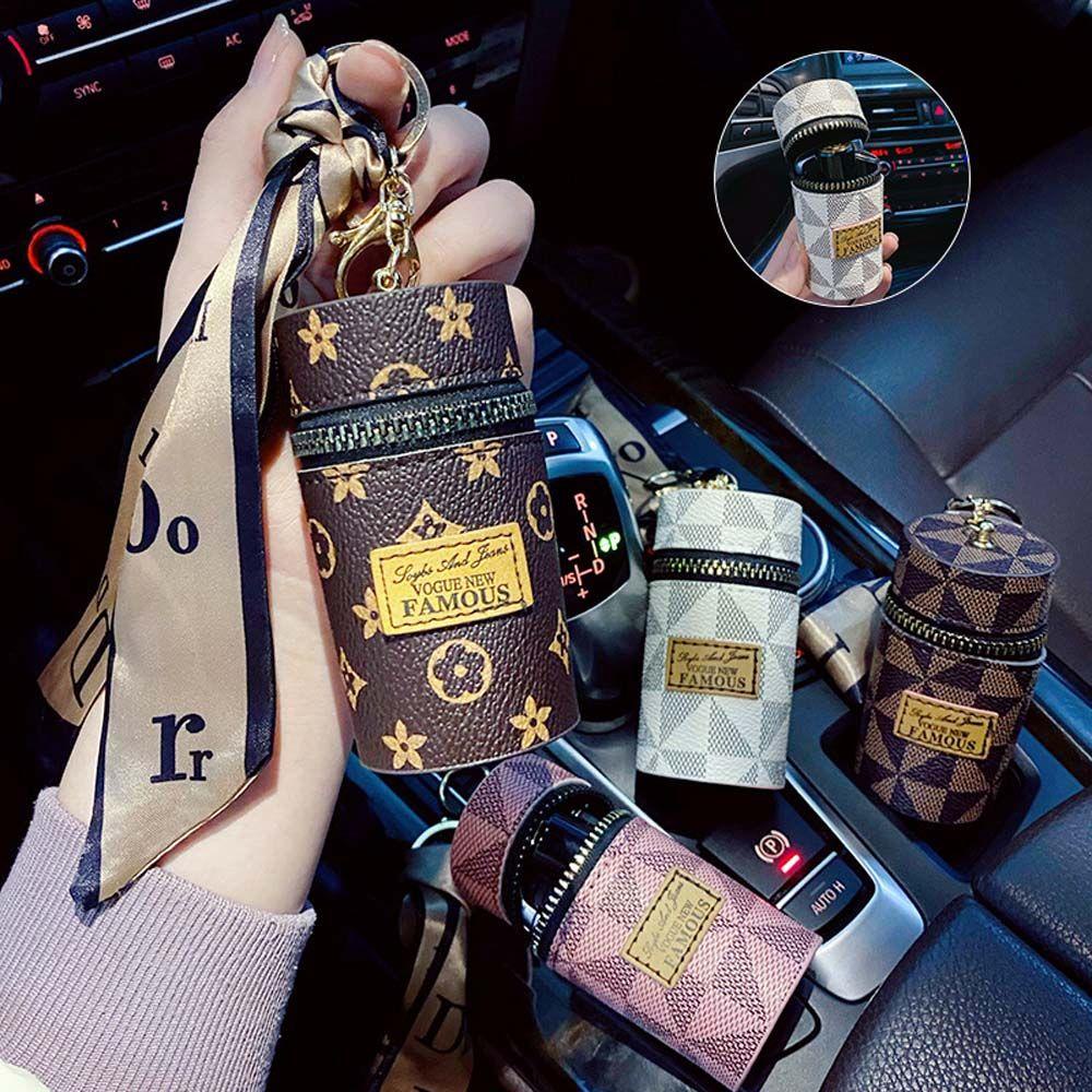 LANFY Móc Chìa Khóa Bằng Da PU Sáng Tạo Cho Nữ