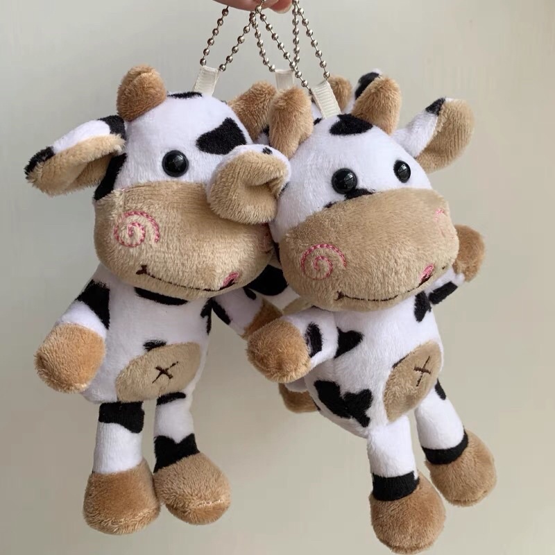 Móc khoá bò sữa ulzzang siêu cute (hình thật)