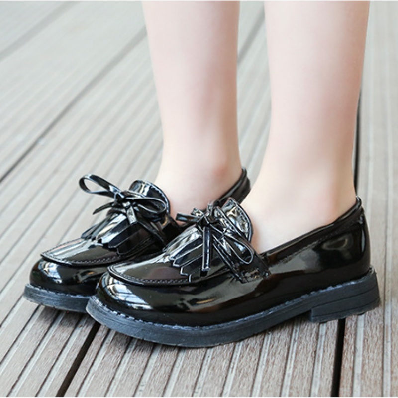 Giày Búp Bê Da Đế Mềm Phong Cách Hàn Quốc Thời Trang Mùa Thu 2022 Cho Bé Gái