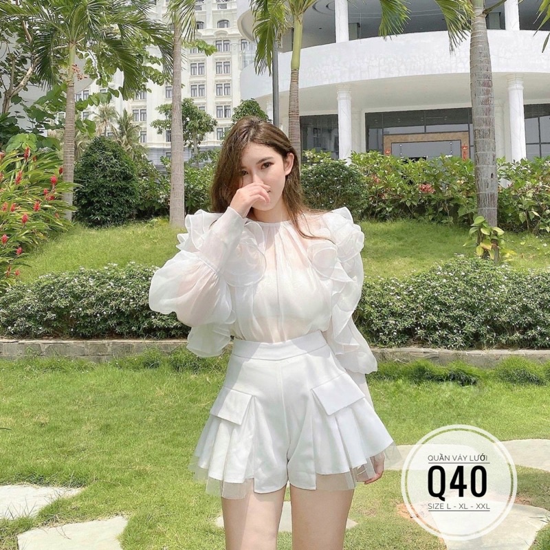60-90kg Bigsize QUẦN VÁY VOAN Q40