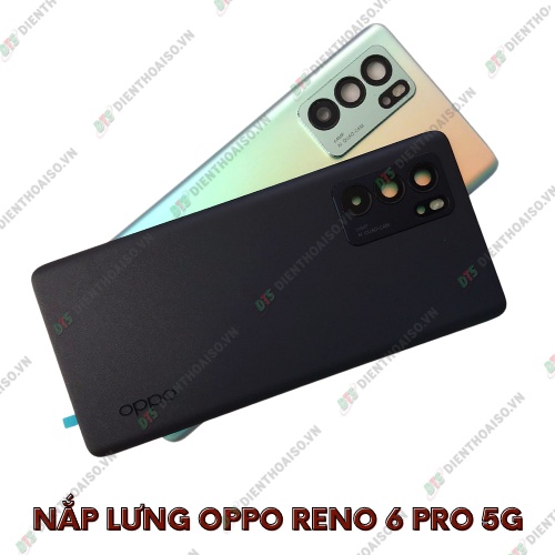 Lưng oppo reno 6 pro 5g đen ,ngũ sắc