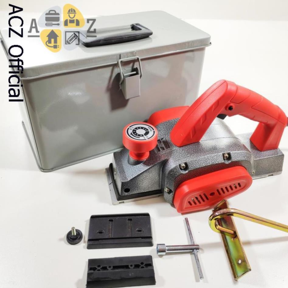 Bào gỗ HALOSHI HL82 có thùng kim loại - BH 12 tháng