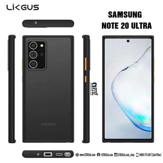 Ốp lưng samsung galaxy note 20 - 20 ultra likgus viền dẻo màu chính hãng hàng chuẩn