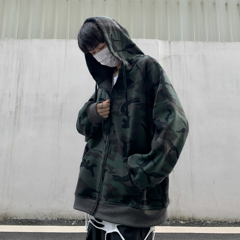 Áo Khoác Khóa Kéo Họa Tiết Rằn Ri Thời Trang Dành Cho Nam | BigBuy360 - bigbuy360.vn