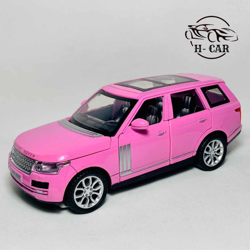 Xe mô hình hợp kim Land Rover Range Rover tỉ lệ 1:32 màu hồng