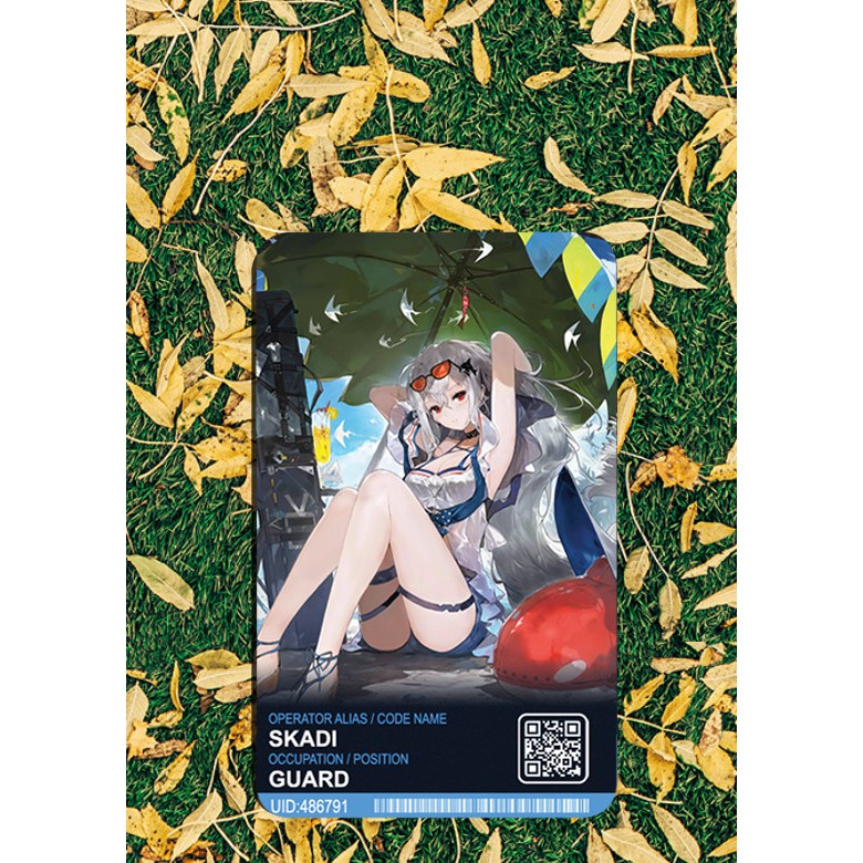 Thẻ bài custom card Arknights - Arknight để sưu tầm tự chọn Skadi Skin V2