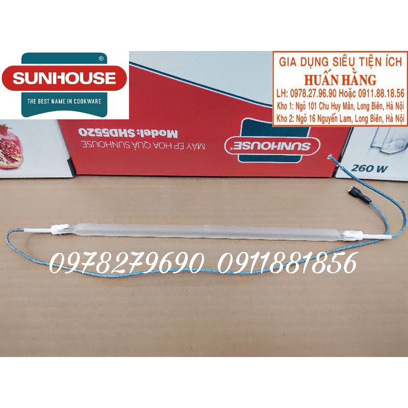 (LINH KIỆN CHÍNH HÃNG) BÓNG ĐÈN SƯỞI HALOGEL 400W SUNHOUSE SHD7016 SHD7021 SHD7022 SHD7013 SHD7010