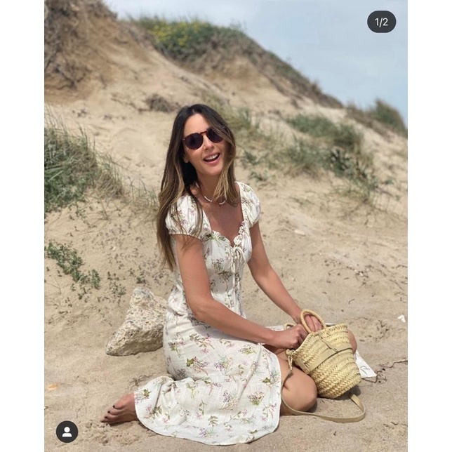 đầm primark linen bigsize hoa