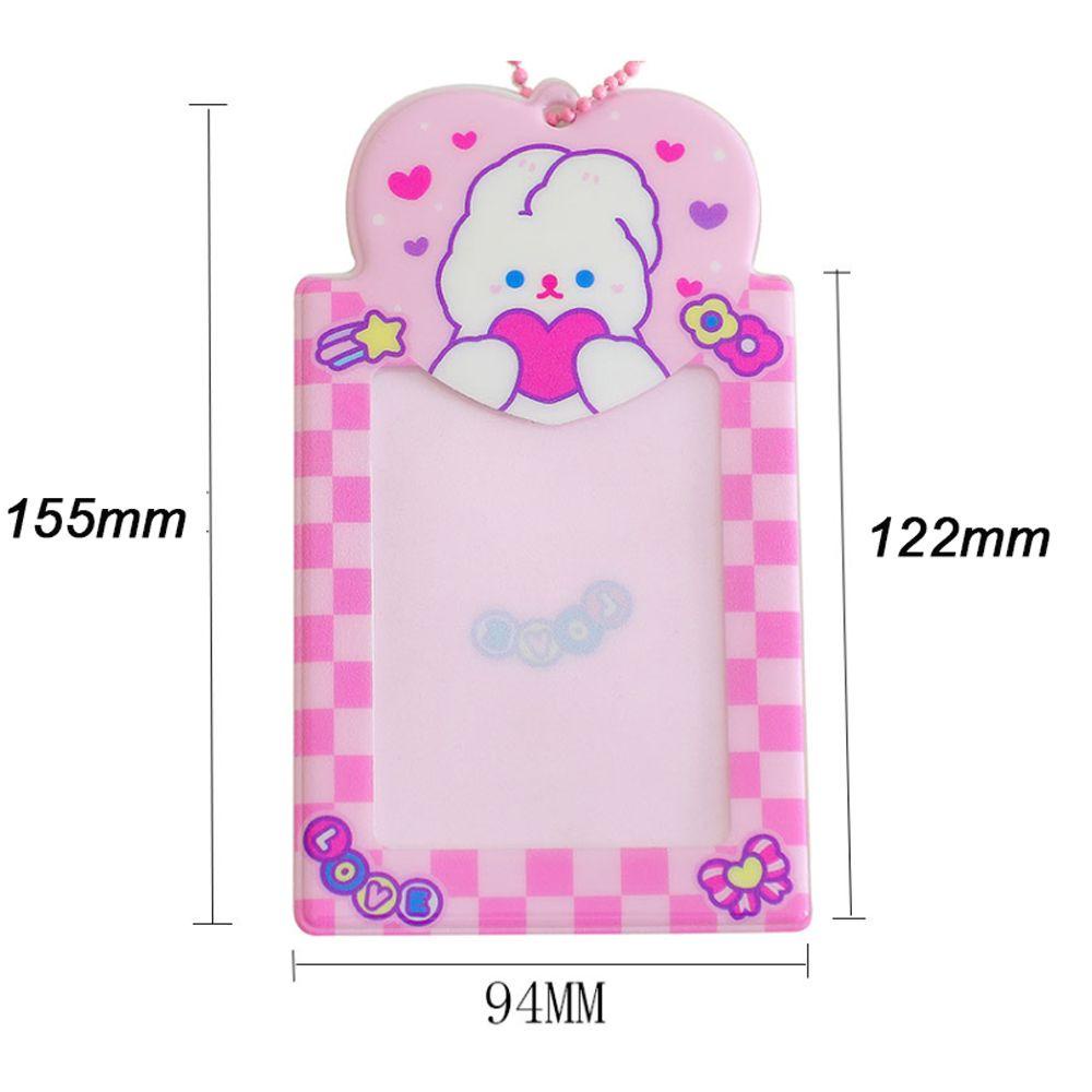 Album Ảnh 3 inch Kèm Móc Khóa Hình Thỏ Hoạt Hình Dễ Thương