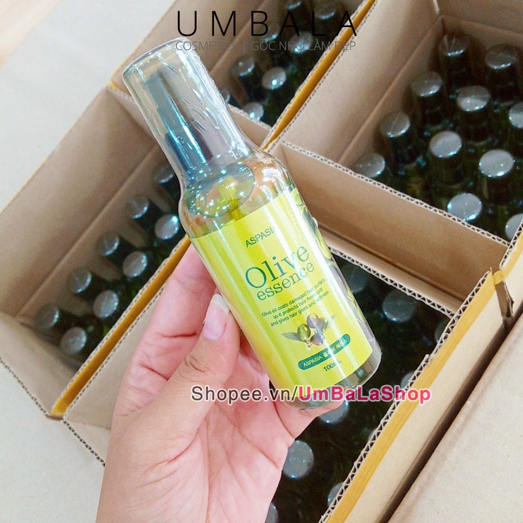 Dầu oliu dưỡng tóc Aspasia Olive Essence (100ml)