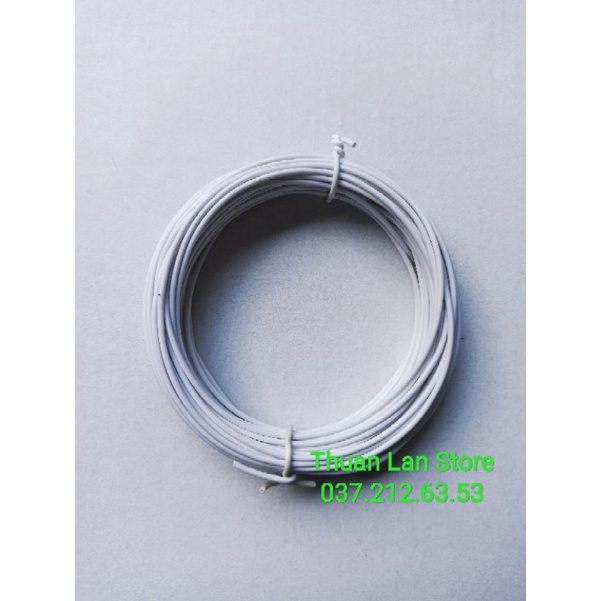 Cuộn 10m Dây Kẽm Bọc Nhựa Màu Bản Tròn Mềm Dẻo Dễ Cột