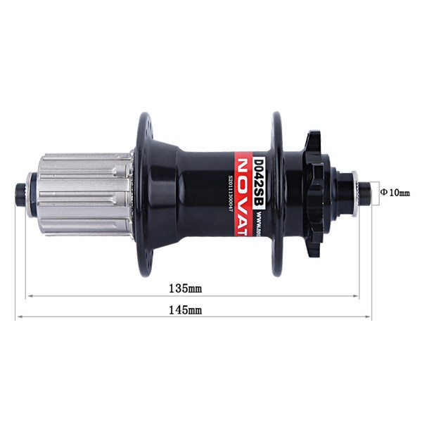 Hub  trước sau  xe đạp NOVATEC Full bạc đạn 32,34 lỗ