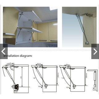 Pít tông nâng cánh tủ bếp
