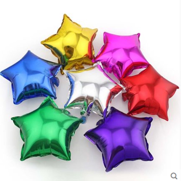 Bong Bóng Trang Trí Hình Ngôi Sao Năm Cánh 18 inch
