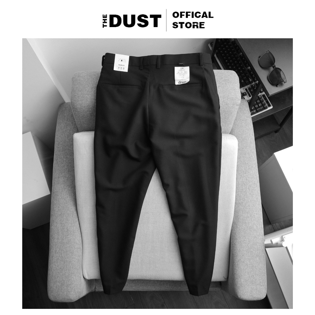 Quần âu nam hàn quốc dáng baggy ZR, quần tây nam dáng xuông đến mắt cá chân vải cao cấp chống nhăn