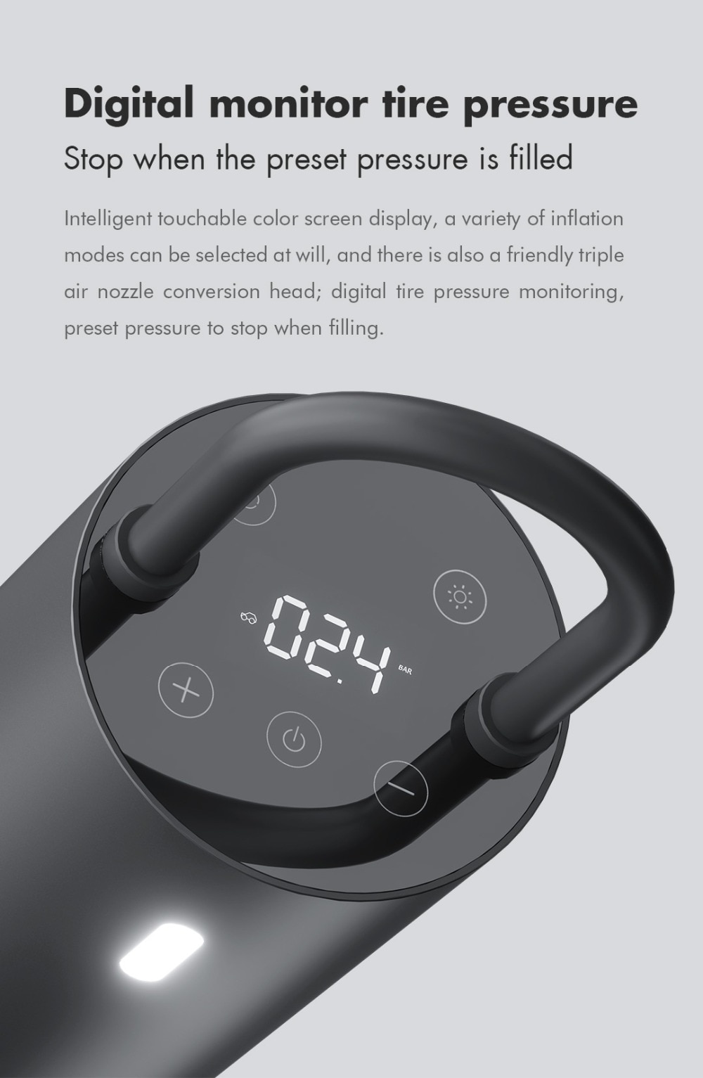 Máy Bơm Lốp Xe Thông Minh Xiaomi Roidmi Mojietu Có Sạc Nhanh Chất Lượng Cao | BigBuy360 - bigbuy360.vn