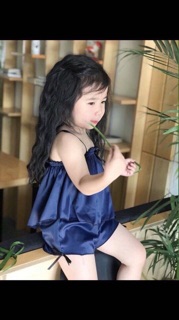 bộ phi lụa size 8-22kg bé gái