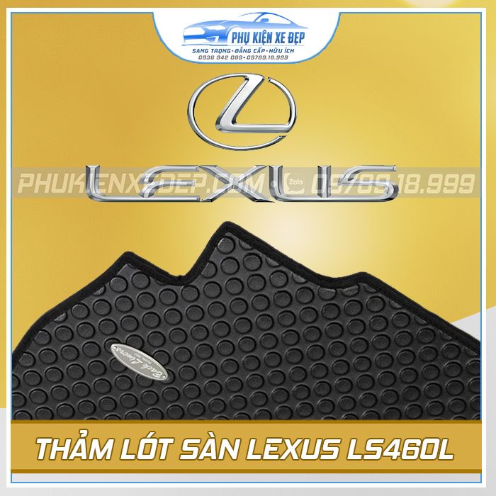 Thảm lót sàn ô tô KataCAO CẤP  cao su Thái Lan cao cấp cho xe Lexus GX460/ Lexus GS430/ Lexus ES350