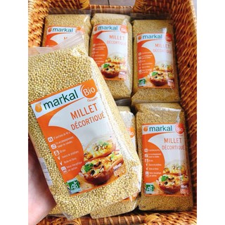 Hạt kê hữu cơ-organic đã bóc vỏ Markal 500gr