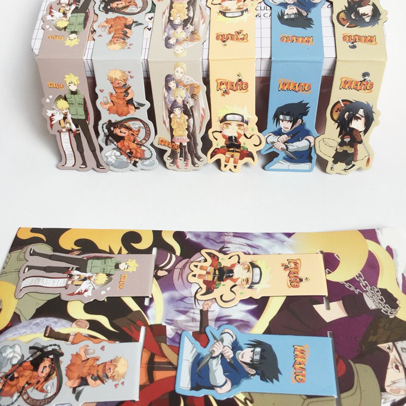 1 Cái Đánh Dấu Sách Bookmark Nam Châm Naruto Truyền Nhân Cửu Vỹ Hồ