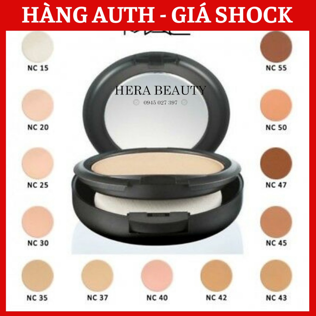 [TEM CHÍNH HÃNG] Phấn phủ MAC Studio Fix Powder Plus Foundation 15g- Màu NC15, 20, 25, 30, 35, 40, 45