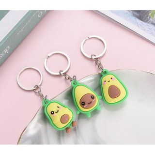 Móc khóa trái bơ cute