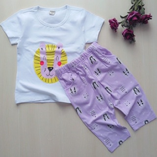 Bộ quần lửng bé gái size 20-40kg