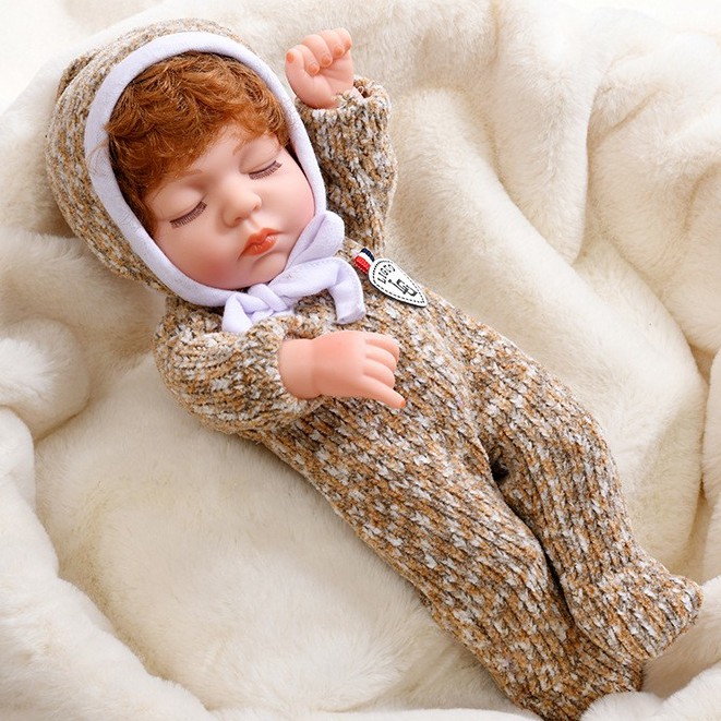 Búp Bê Em Bé Tái Sinh 30cm Body Vinyl -  Baby Silicone Reborn Handmade Dolls 12inch