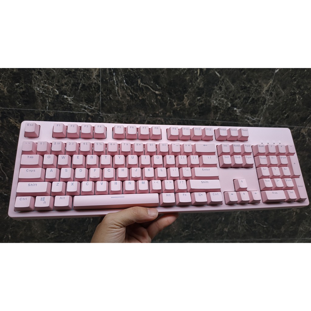 Phím cơ E-Dra EK3104 Dream Pink Huano switch/Type C tháo rời - Hàng chính hãng | WebRaoVat - webraovat.net.vn