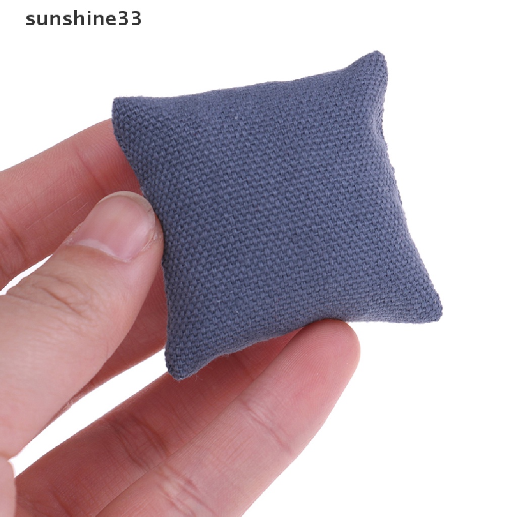 Bộ 2 Gối sofa Trang Trí Nhà Búp Bê Tỉ Lệ 1 / 12