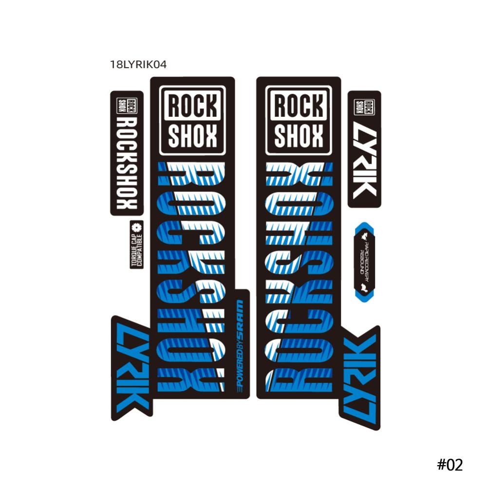 Đề Can Trang Trí Bảo Vệ Phuộc Trước Xe Đạp Leo Núi DIY H1M1 Nhiều Màu Sắc