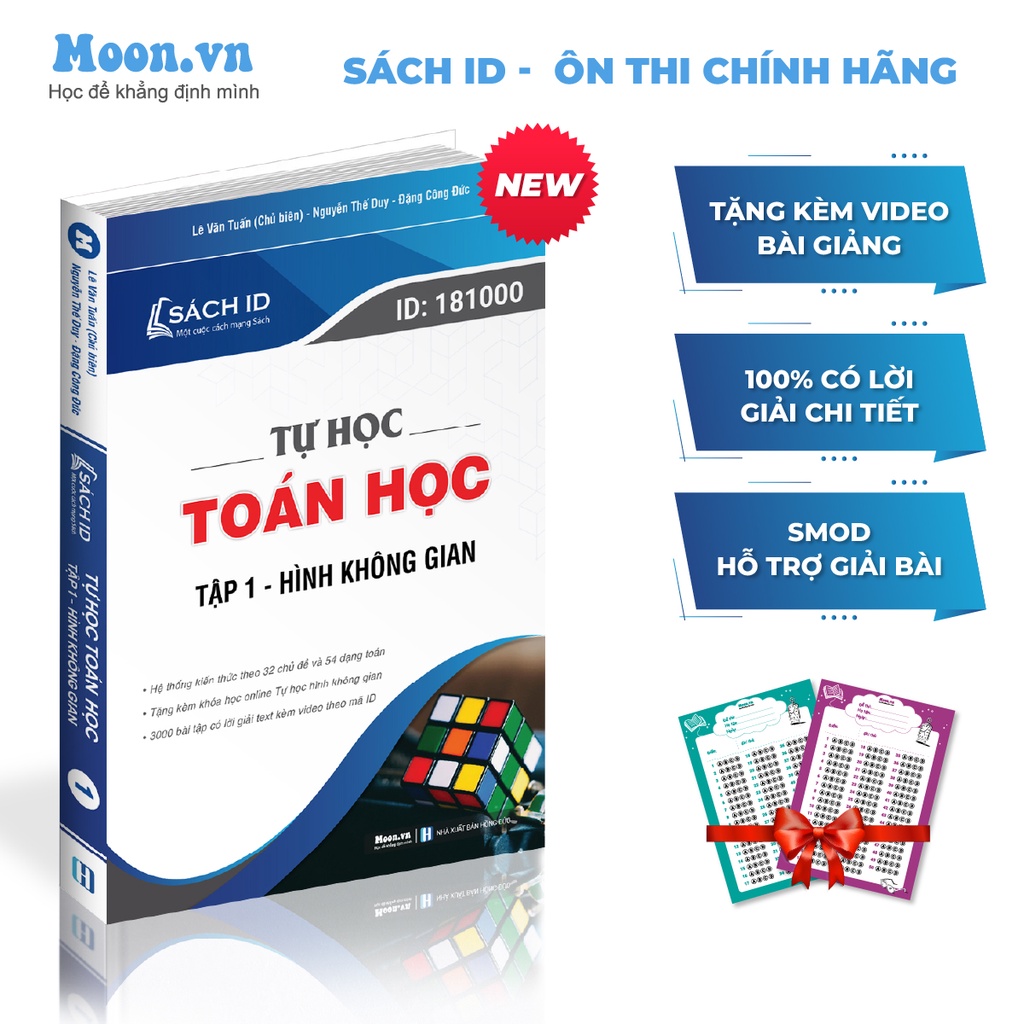 Sách ID ôn luyện thi THPT Quốc gia 2023 môn Toán: Tự học Hình không gian