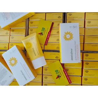 Kem chống nắng vật lí Innisfree Perfect UV Protection Cream Triple Care SPF 50 PA+++