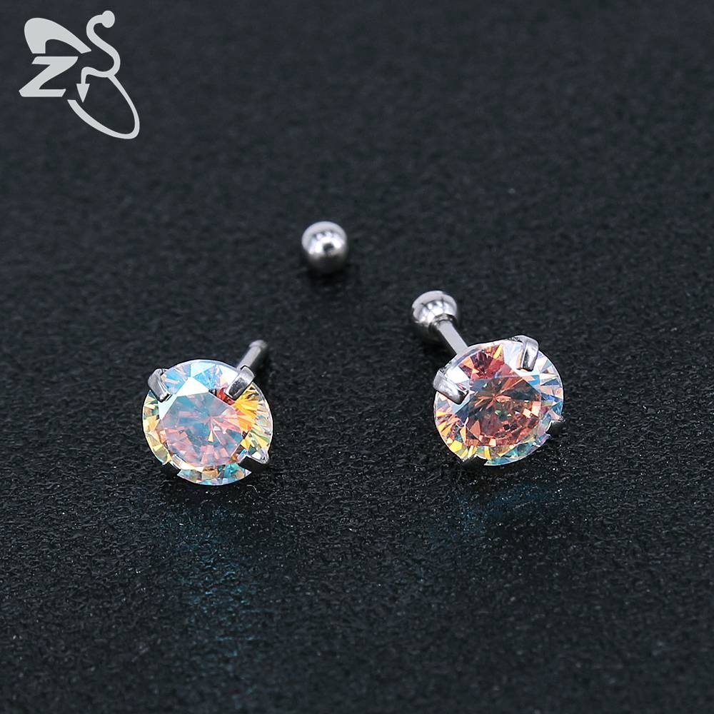 Set 4 Cặp Hoa Tai Thiết Kế Thời Trang Dành Cho Nữ