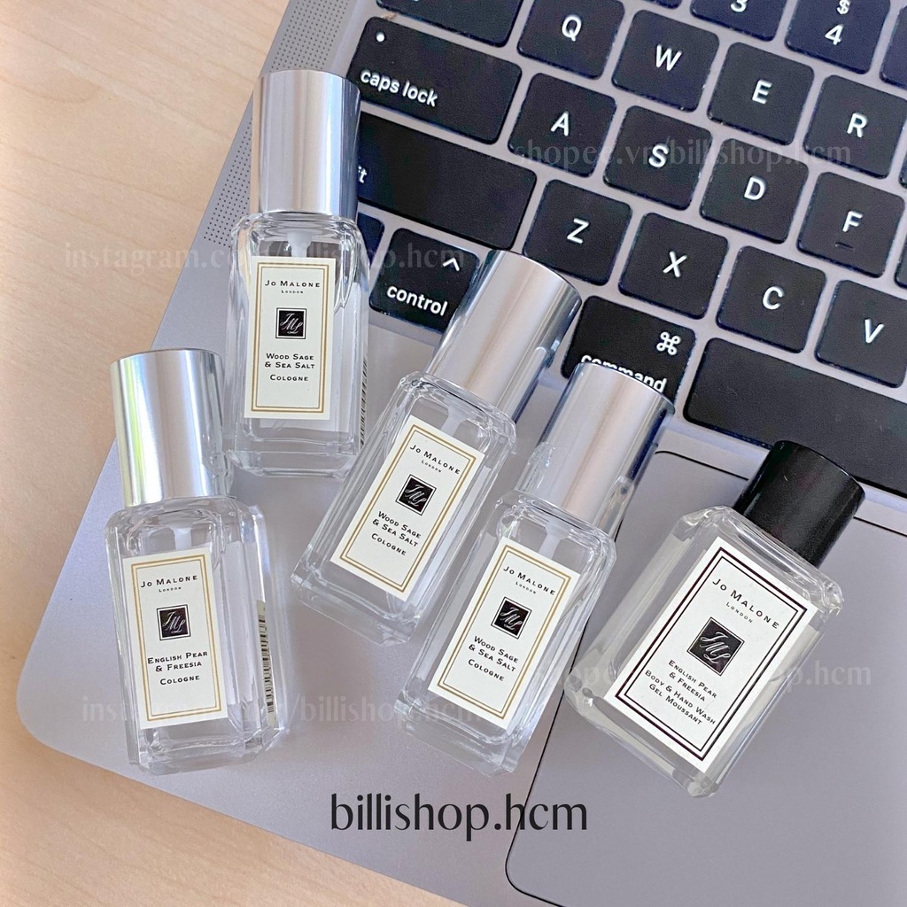 Minisize 9ML nước hoa Jo Malone Wood Sage &amp; Sea Salt, English Pear &amp; Freesia minisize