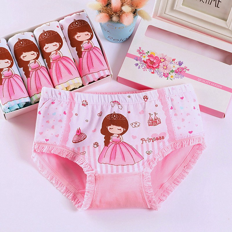 Set 3 Quần Lót Cotton Cho Bé Gái