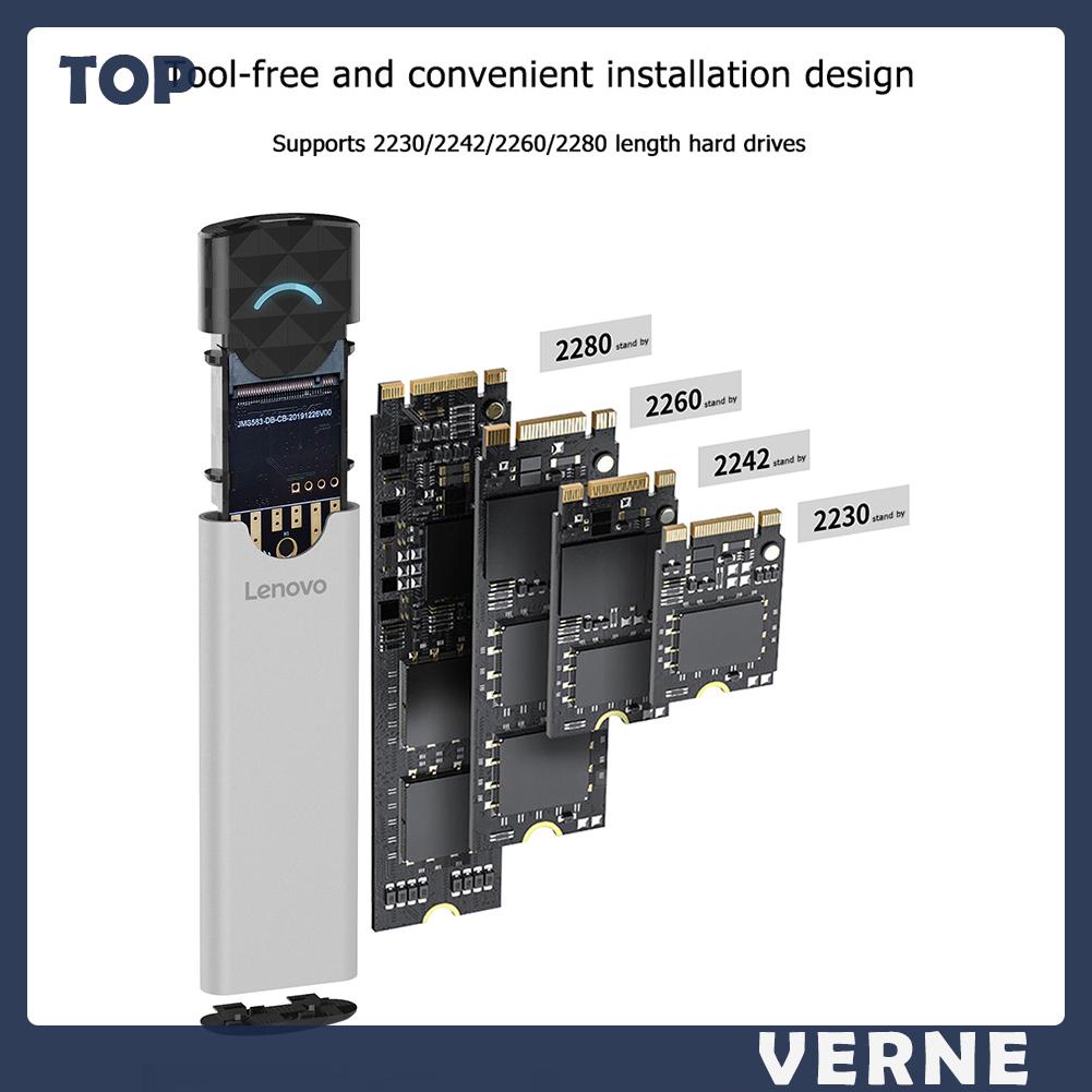Ổ Cứng Ssd Vernesss Lenovo M-02 M.2 Nvme B Key To Usb 3.1 Gen 2 Type C | BigBuy360 - bigbuy360.vn