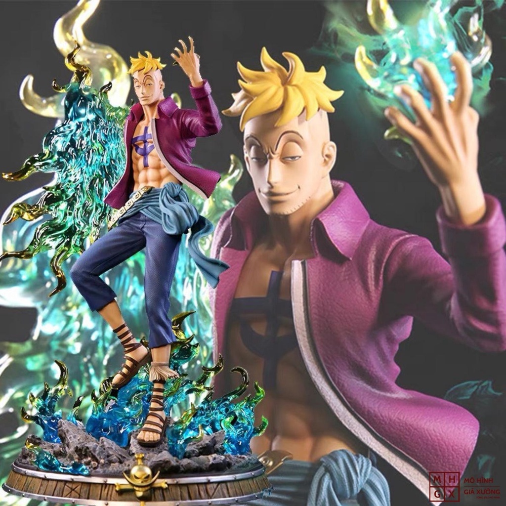 Mô hình One Piece Marco phượng hoàng Cao 45cm có đèn led tặng mô hình phượng hoàng , figure mô hình one piece giá xưởng