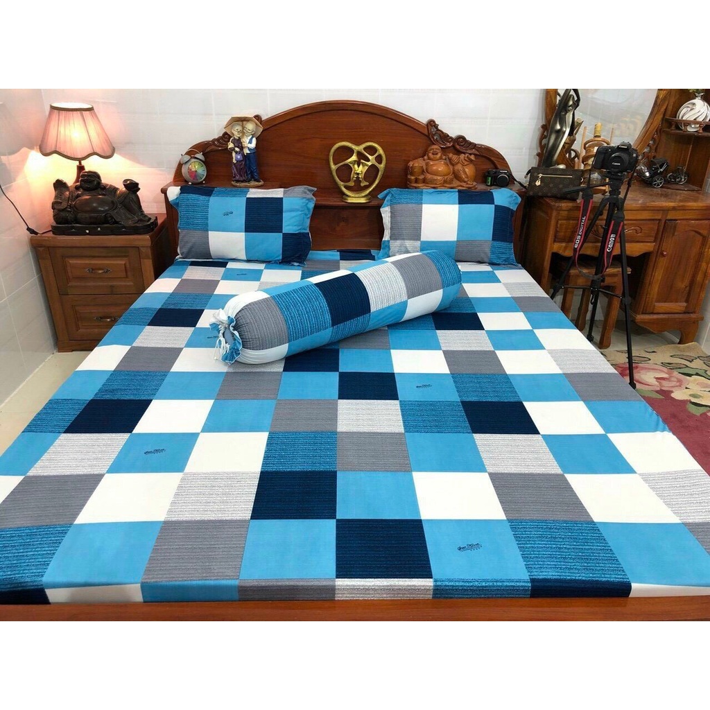 Ga thun lạnh Hàn Quốc [ Giá Xưởng] KHÔNG ÁO GỐI với size nệm 5-20cm | BigBuy360 - bigbuy360.vn